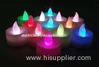 Custom light effect PP plastic LED tealight candles for Christmas day