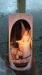 Custom Home Decor ABS LED pillar candles with cthermal transfer printing