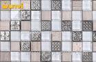 Inside And Outside Wall Glass Ceramic Mosaic Tiles With Porcelain Patterns