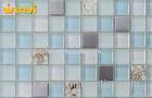 Customized Glass Mosaic Porcelain Or Ceramic Tile For Bathroom , SGS