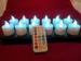 Multi colors remote control induction rechargeable LED Candles With Timer
