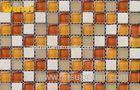 Low Water Absortion Modern Ceramic Glass And Marble Mosaic Tile For Deco