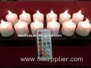 12 color electromagnetic induction rechargeable LED candles with timer