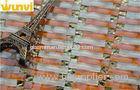 Primitive Home Decor Wholesale Wavy Glass Mosaic Tiles Light Orange Mix White Color