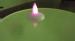 HIPS plastic water floating led candles with flashing colors