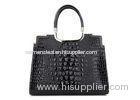 Croco Patent Leather Handbag