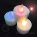 Home Decor party flameless flickering Color Changing LED candle OF Battery powered