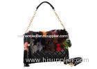 Seven Color Fox Fur Quilted PU Handbags