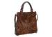 Brown Zebra Pony Skin Handbags