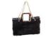 Plastic Handle Soft Rabbit Fur Handbags