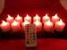 12 colors induction rechargeable electric plastic LED candles