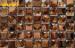 Antioxidant Golden Glass Mosaic Bathroom Wall Tiles With 13 Facets