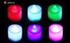 3V Mini plastic flameless electric LED candles with seven flashing colors