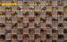 Heat Insulation Glazed Bathroom Mosaic Wall Tiles With Mosaic Mirror Patterns