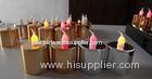 Electroplating HIPS plastic inductive rechargeable candles with 12 colors