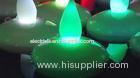 Color Changing White green HIPS Floating LED Candles , Electric LED Candles