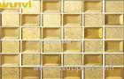 Low Water Aborption Indoor Beveled Mirror Mosaic Tiles 6mm Thickness
