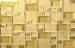 Modern Dustproof 48 48mm gold mirror Mosaic Tiles , Mirrored Glass Mosaic Tiles
