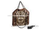Ladies Fashion Medium Sized PU Leather Bag Fold Over Tote Handbag