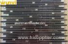 Brushed Mesh Mounted Random Mix Strip Mosaic Tiles With 10*10 Mirror Chips