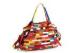 Fashion Ladies Patchwork Leather Bag Made by Multi Color Scrap SheepSkin