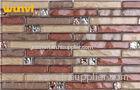 Rectangle Uneven Classical Glass And Stainless Steel Mosaic Tile For Bars