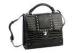 Custom Ladies Fashion Leather Backpack Handbags Black , Cotton Lining