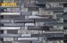 Dark Gray Crystal Strip Mosaic Tile , Glass Mirror Mosaic Tile Backsplash