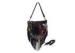 Heart Shape Soft Fox Fur Handbags , Suede Leather Handbags With Fringe