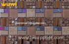 Home Decorative 300 300mm Thinness Glass And Metal Wall Tiles , TUV