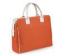 Large oversized Tote Women Nylon Bag With Leather Handles , Orange