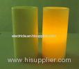 Plastic battery operated flameless LED pillar candles with timer / Remote