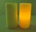 Plastic battery operated flameless LED pillar candles with timer / Remote