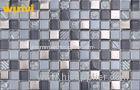 Low Water Aborption Glass And Metal Mosaic Tile Pattern for Kitchen Dec