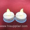 Customised PP plastic yellow light LED tealight candles with long lifetime