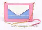 Young Ladies Leather Envelope Clutch Bag Smooth Mini Crossbody Bag