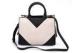 Black and White Satchel Style Handbags Womens Leather Bag Customized