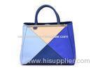 Portable Saffiano Leather Bag Medium Sized Handbags for Summer