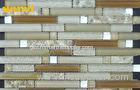 Proffesional Ocean Sea Shell Resin Strip Mosaic Tile For Interior Deco