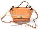 Fashion Nude Ladies Crossbody Bags , Croco Embossed Pattern