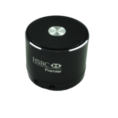 HSBC Promotion Aluminum Alloy Rechargeable Stereo Mini Wireless Bluetooth Speaker