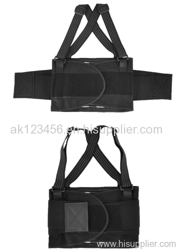 Adjustable Lower Back Brace Support Belt with suspenders