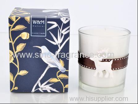 Home fragrance scented candle 170 scented candle with animal plaster