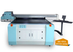 LED UV Flatbed printer for glass ceramic wood plastic leather PVC KT board