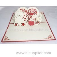 LOVE BEAR 3D POP UP CARD