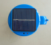 15LED+1W portable blue solar light emergency light spot light camping light