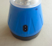 15LED+1W portable blue solar light emergency light spot light camping light