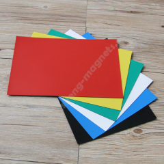 Flexible magnetic sheet adhesive backed rubber magnet printable magnetic sheet
