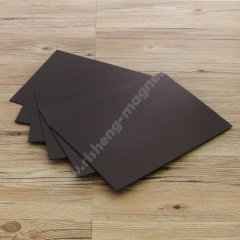 Flexible magnetic sheet adhesive backed rubber magnet printable magnetic sheet
