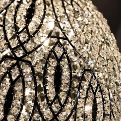 Post modern luxury decoration K9 crystal decorative wall lamp for sale